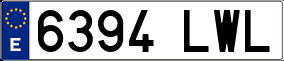 Truck License Plate